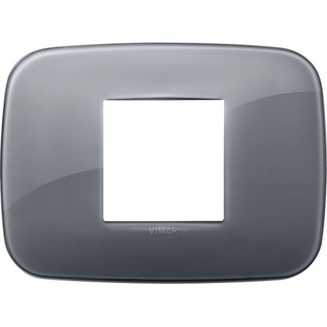 VIMAR - 19682.61 Placca Round 2M centr Reflex grigio fume