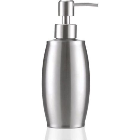 Soap and Lotion Dispenser 380ml Stainless Steel, Spring Foam Pump Ideal for Kitchen and Bathroom (1/4)