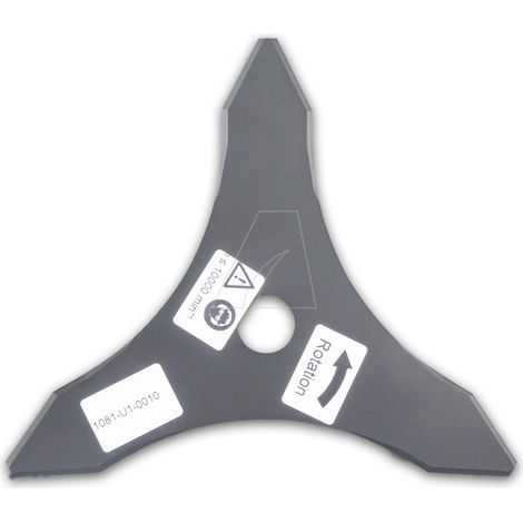 Lama decespugliatore 255 mm, 3 denti, TC Ø 25,4 mm, 3,0 mm ARNOLD