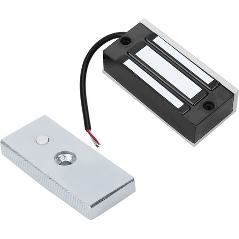 Mini serrure électromagnétique DC24V, serrure de porte magnétique électronique, capacité de charge de 60 kg, mise sous tension
