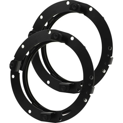 Cerchi fari 7 pollici, supporto montaggio per Jeep Wrangler JK 2007-2018, 2 pezzi (1/3)