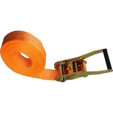 Conacord Zurrgurt- Spanngurt 50 mm x 8 m orange mit Ratsche Ketten, Seile & Draht