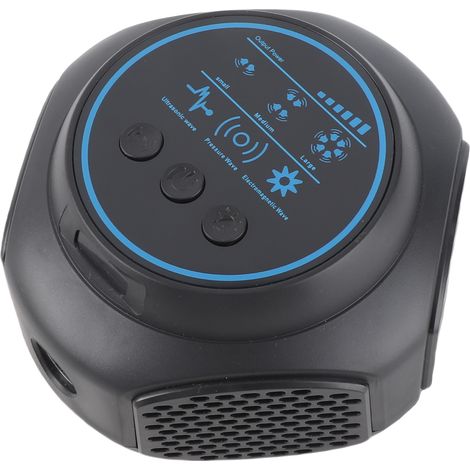 Répulsif à ultrasons pour souris et rats, dispositif anti-rongeurs à 360° avec 4 modes (25-50 kHz), répulsif polyvalent pour l'intérieur (maison, sous-sol, garage). (1/5)
