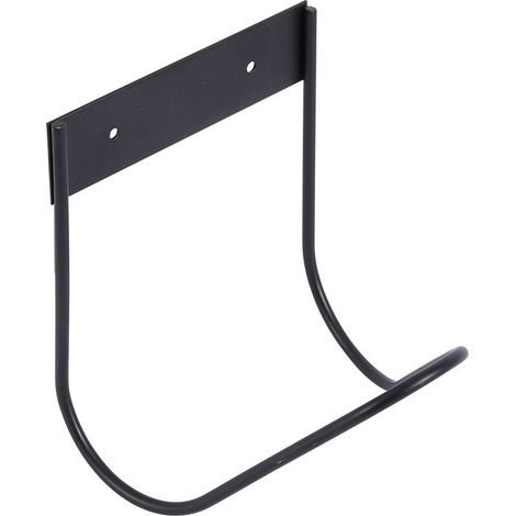 Support mural pour conduites d'eau de rangement tuyaux jardin Noir (1/5)