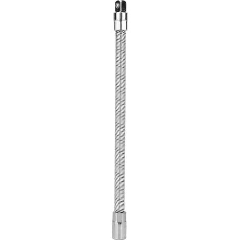 Fafeicy Barra di prolunga flessibile Adattatore per bussola da 1/2" Asta di azionamento 'Stelo' Asta con giunto flessibile per meccanici e appassionati del fai da te 350 mm