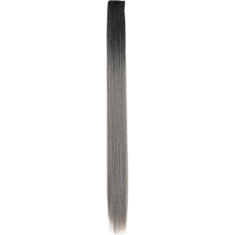 Chignon Cheveux Postiches Extensions De Cheveux À Clips Colorés 24 Pouces Long, Raides Et Avec Filet Synthétique Arc-en-ciel For Femmes Filles(A1336) (1/5)
