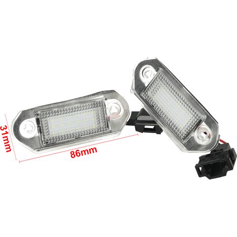 Kit Luci Targa Led VW Golf 3 Variant 1993-1999 Verno Jetta 3 1992-1998 12V 3W Canbus Bianca (1/3)