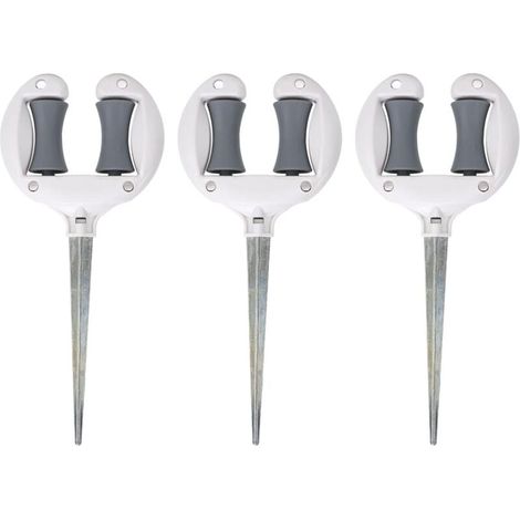 Guides de Tuyau pour le Jardin, Positionnement de Tuyau D'eau, Guide de Tuyau de Pelouse, Support de Pointe, Piquets de Guidage de Tuyau D'arrosage, Accessoires de Tuyau (1/4)