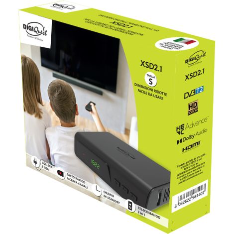 Digiquest XSd 2.1 Terrestre Full HD Negro (1/5)