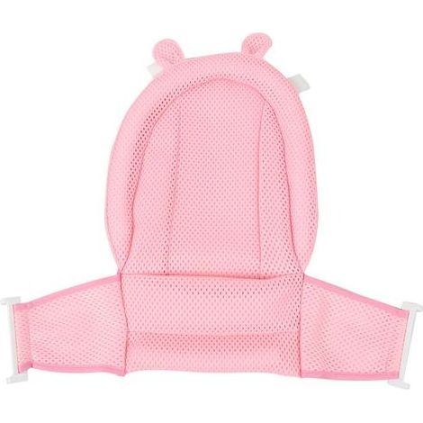 Tapis de bain flottant pour bébé-Réglable-AntidérapantTFilet de douche-rose (1/5)