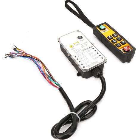 Télécommande industrielle sans fil 800MHz pour grue, contrôleur de palan 36V étanche, résistant à l'eau, usage professionnel, compatible avec équipements de levage. (1/5)