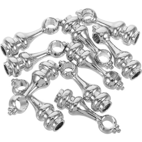 de 10 capuchons décoratifs en alliage de zinc pour poteaux