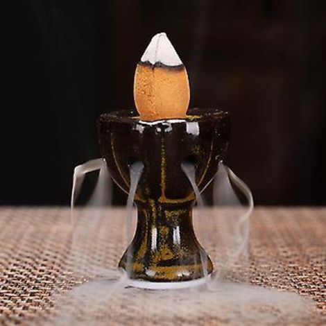 Encens à fumée à reflux créatif, encensoir parfumé à l'atmosphère mystérieuse (1/2)