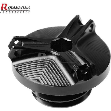 Für MV AGUSTA B3 675/800 F3 675/800 (2012) und RIVALE 800 (2013–2017): Schraube für Ölfilterbecher-Abdeckung – schwarz (1/5)