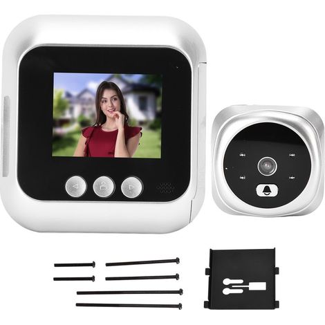 Visiophone intelligent 2,8 pouces avec vision nocturne grand angle 135° 720p pour la maison (1/5)