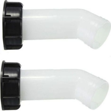 Anschlussstück S60X6 für 1000-Liter-Wassertank – Verlängerungsstange, 40 mm Durchmesser (1/3)