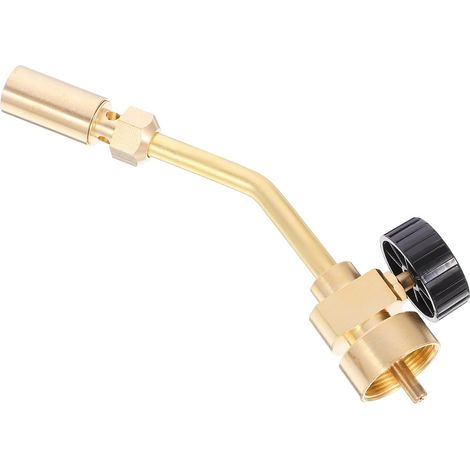 Torche à Gaz Portable en Laiton pour Soudure Professionnelle à Propane, Accessoire de Chauffage Compact pour Métal, pour Travaux de Soudure et Chauffage (1/5)