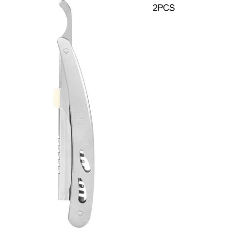 Porte-lames de rasoir manuel pliable, support pour couteaux de barbier - 2 pièces pour salon et domicile (1/5)