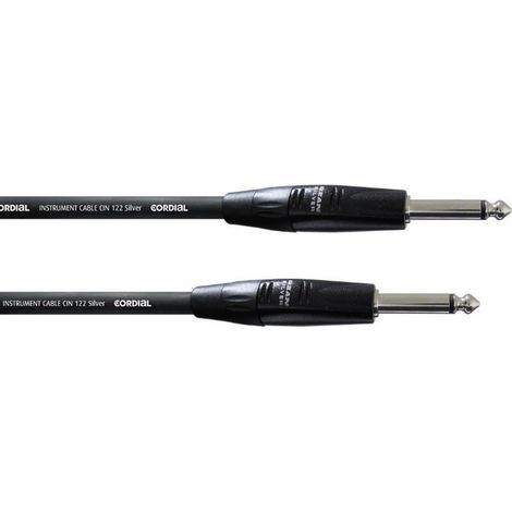 Cordial CII 6 PP Instrumentenkabel schwarz 6 Meter