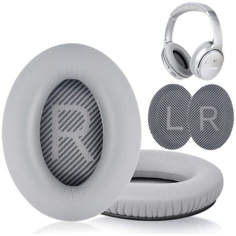 Coussinets d'oreille pour casque Bose QuietComfort - QC35/QC25/QC15/AE2 gris (1/5)