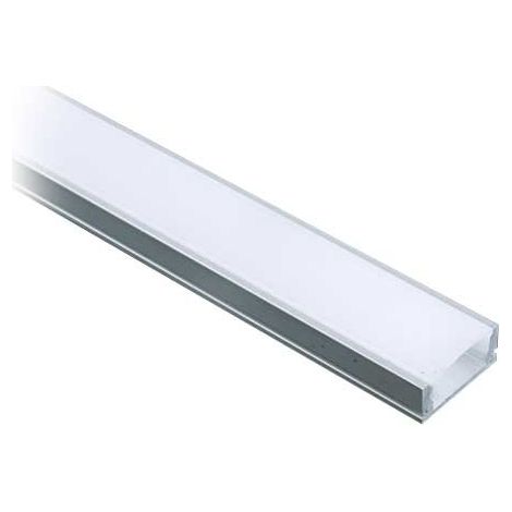 V-TAC Weißes Aluminiumprofil für LED-Streifen (Max. Länge: 12,4 mm) 2000 x 17,4 x 7 mm