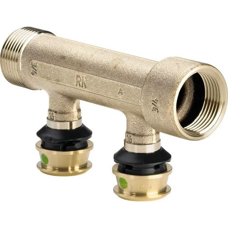 Viega Raxofix-Distribuidor, d 16mm, G 3/4, n 2 Bronce de silicio Modelo 5326.06, 645618