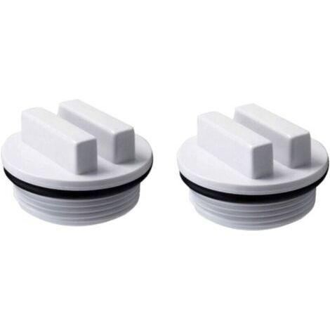 Lot de 2 Bouchon d'hivernage et filtre de piscine SP1022C avec joint torique pour l'hivernage des piscines pendant la saison hivernale et pour la plupart des filtres de piscine Hayward Pentair (1/5)