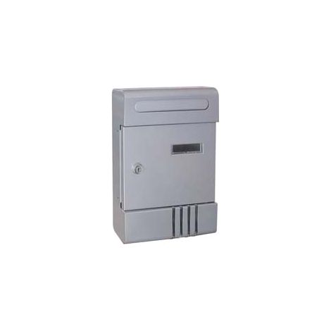 Cassetta Postale in Metallo per Esterni Argento 20,5 CMX6,5X29H. Argento
