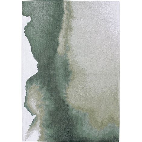 Tapis de salon Lagoon Meditation Collection 240x340 cm - Palm Green - Design Inspiré des Taches díEncre, Teintes Vives et Naturelles …voquant la Nature Luxuriante (1/5)