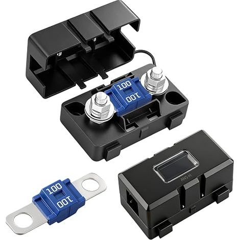 2 x Midi Fuse Holders with 2 Car Fuses 100A (1/5)