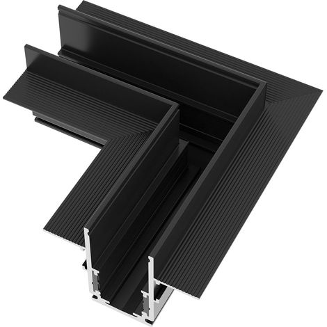 Connettore angolare orizzontale a filo per cartongesso da 12,5 mm per binari magnetici SMART TRACK 48VDC (1/5)