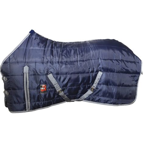 145 cm, Blu: Couverture de boîte 3 étoiles matelassée 300g avec fermeture avant et couverture arrière (1/3)