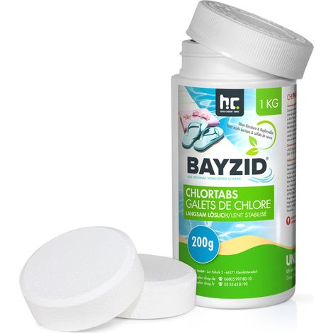 1 kg BAYZID® Chlortabs 200g langsam löslich (1/5)