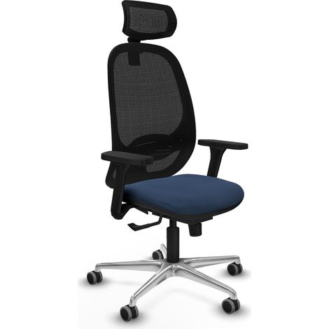 Sedia da lavoro piqueras y crespo Cilanco nero schiuma comoda (1/2)