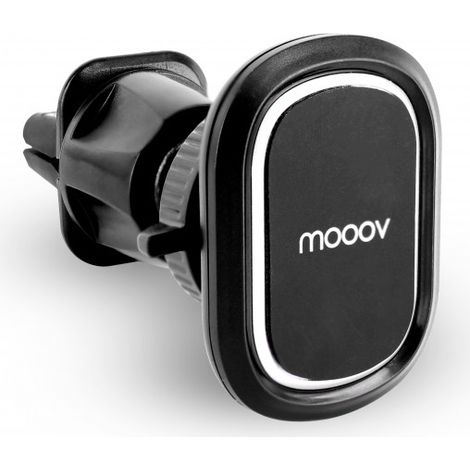 Support de téléphone aimanté réglable pour grille de ventilation - noir (1/5)