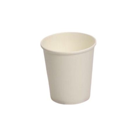 Verre jetable blanc 125 ml - 1000 pièces - Ecobioshopping