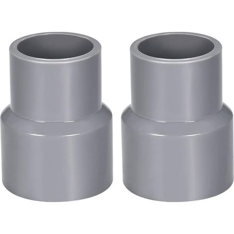 Réducteur de Tuyau PVC DWV Hub 40 Gris 25mm x 32mm Douille 2Pcs (1/3)