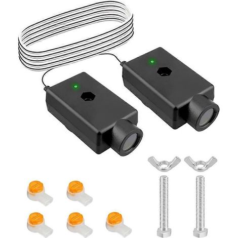 Capteur de sécurité de porte de garage 41A4373A compatible avec les ouvre-portes de garage LiftMaster et Chamberlain Beameye (1/5)