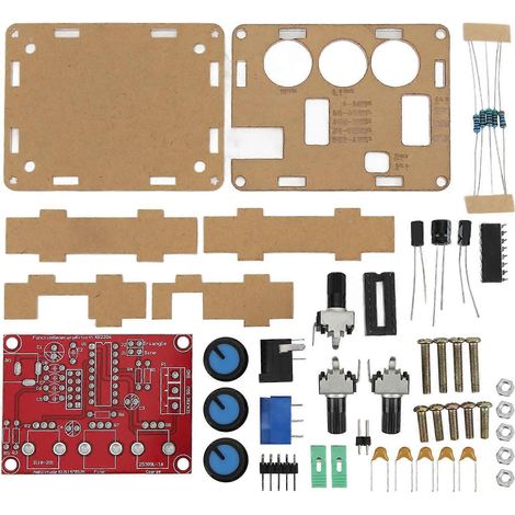 Générateur de signaux fonctionnels XR2206 avec boîtier, résolution 5 chiffres, kit de générateur de signaux à monter soi-même, module de fonction de signal (1/5)