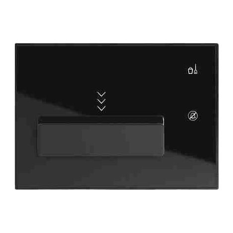 BTIFL4648 Bolsillo portatarjetas táctil BASE negro, línea Premium en BUS-SCS con lector RID para suministro eléctrico de habitaciones de hotel.