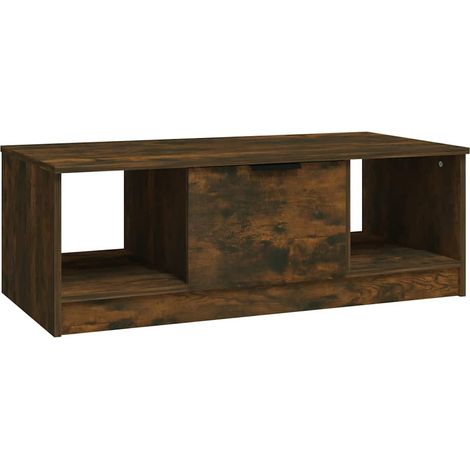 Maison Exclusive - Couchtisch Räuchereiche 102x50x36 cm Holzwerks (1/5)