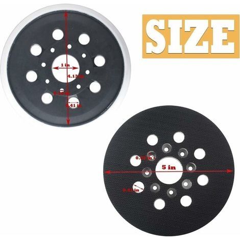 125-mm-Schleifteller, kompatibel mit Bosch GEX 1251 AE, PEX 220 A, PEX 220 AE, Skil 7402/7490 (1/4)