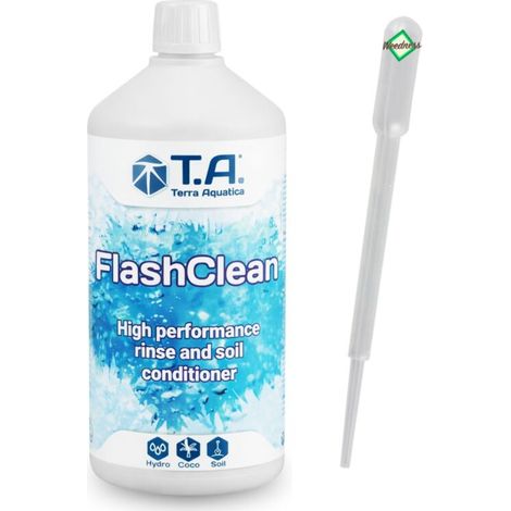 T.A. Flash Clean 1 Liter Spüllösung Flushing Nährlösung Pflanzenpflege (1/4)