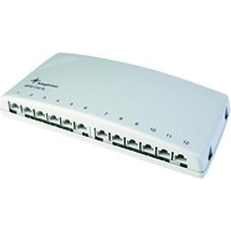 Telegärtner Mini-Verteiler Cat6A MPD12-HS RAL7035 100006998 (1/5)