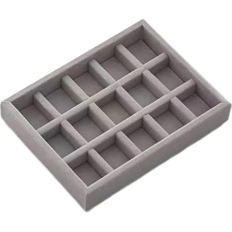 Plateau à bijoux, organisateur, présentoir, boîte à bijoux pour colliers et bracelets, rangement pour tiroirs, vitrine-Style A (1/5)