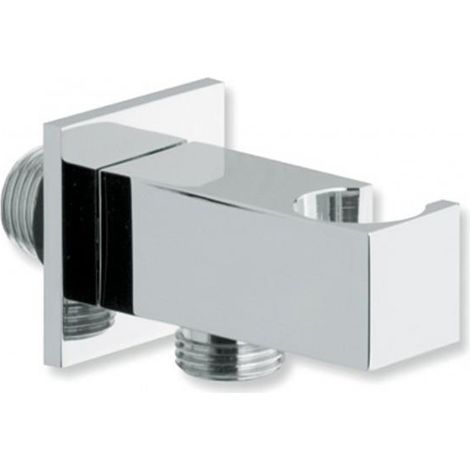 Applique prise d'eau murale pour douchette QUADRI - CRISTINA ONDYNA QD64051 (1/2)