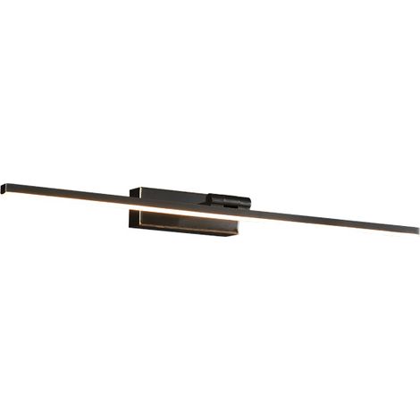 LED-Spiegelscheinwerfer, schwarz geriebenes Gold, 60 cm, mit dreifarbigem LED-Licht, Normalspannung 220 V