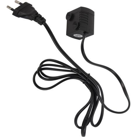 Mini pompe submersible réglable, silencieuse et étanche IPX8 pour fontaines et aquariums, avec ventouse, 220-240 V - (1/5)