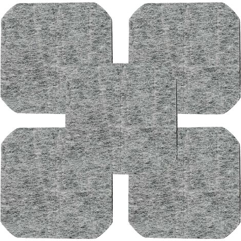 vhbw 5x Filtro a carboni attivi compatibile con Tefal Universalis 800 friggitrice