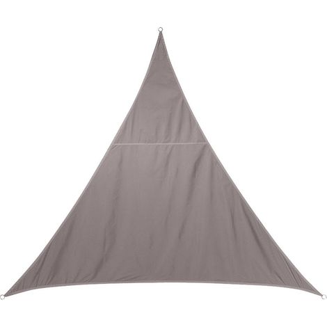 Voile d'ombrage Triangulaire L3m Taupe (1/5)